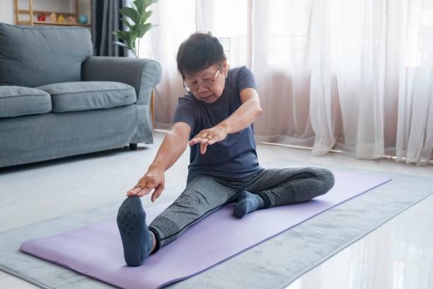 이해순(가명, 67세)씨의 매일 15분 스트레칭